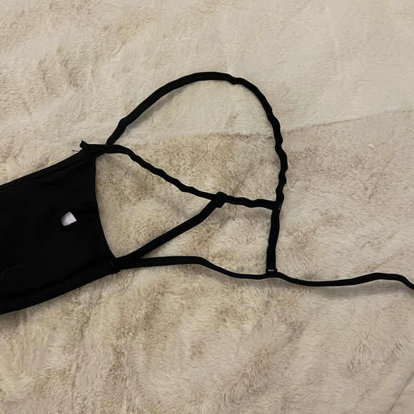 Black Swim Top - Picture 3 of 4